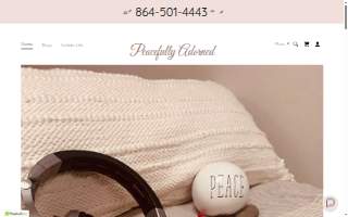 Peacefully Adorned website