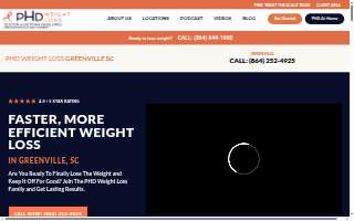 PHD Weight Loss - Greenville website
