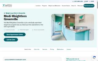 Medi-Weightloss Greenville website
