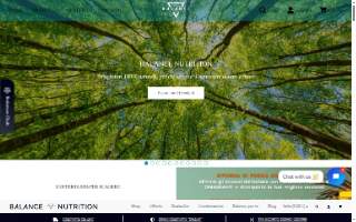 Balance Nutrition website