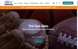 First Team Sports Center website