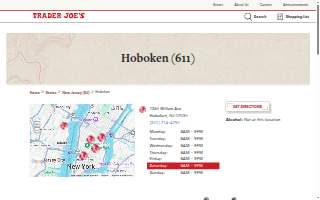 Trader Joe's of Hoboken website