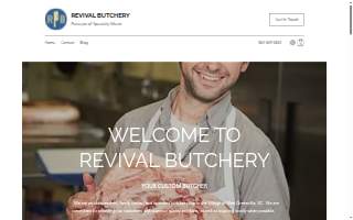 Revival Butchery website