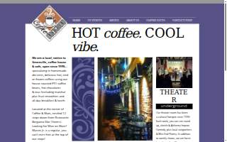 Coffee Underground website