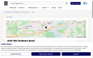 ALDI of Greenville website