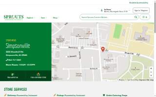 Sprouts Farmers Market of Simpsonville website