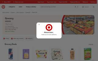 Target Grocery of Greenville website