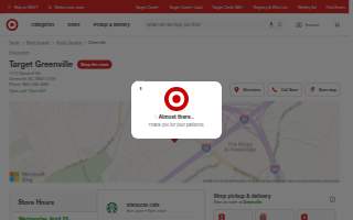 Target of Greenville website