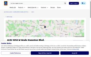 ALDI of Greer website