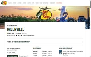 Bass Pro Shops of Greenville website