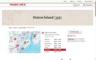 Trader Joe's of Staten Island website