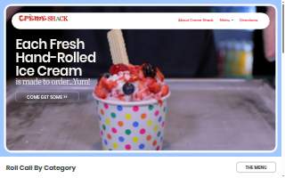 Creme Shack website