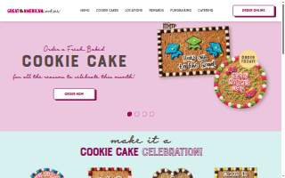 Great American Cookies of Greenville website