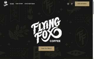 Flying Fox Coffee of Greenville website