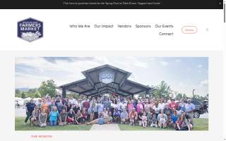 Travelers Rest Farmers Market website