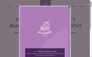 Allgood Elderberry Co. website