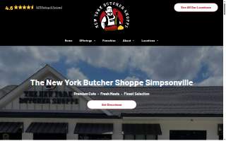 New York Butcher Shoppe of Simpsonville website
