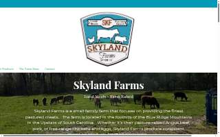 Skyland Farms website