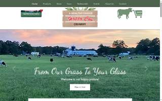 Happy Cow Creamery website
