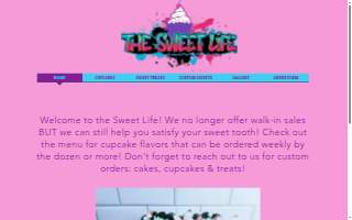 The Sweet Life website