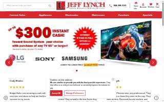 Jeff Lynch Appliance and TV Center website
