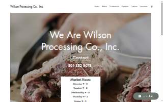 Wilson Processing Co, Inc. website