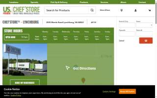 US Foods CHEF'STORE of Lynchburg website