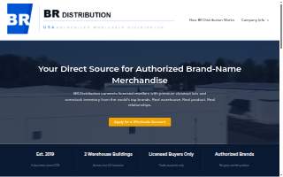 BR Distribution USA website