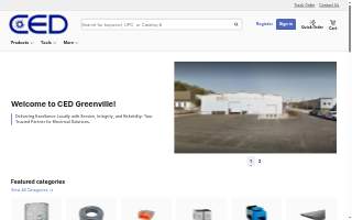 Consolidated Electrical Distributors website