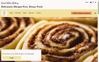Sweet Bites Bakery website