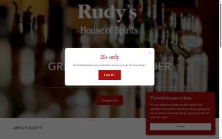 Rudy's House of Spirits website