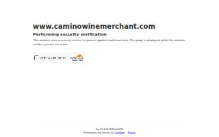 Camino Wine Merchant website
