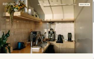 Reunion Coffee website