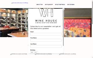 Wine House website