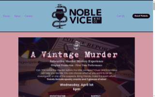 Noble Vice Wine Co. website