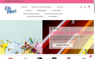 If It's Paper website