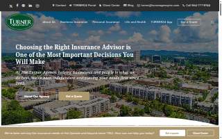 The Turner Agency website