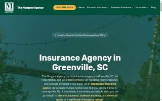 The Morgano Agency website