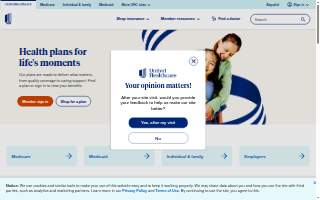 United HealthCare in Greenville website