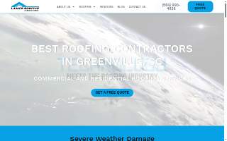 Lanier Roofing website