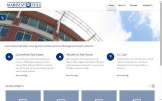 Mainstay Title, Inc website