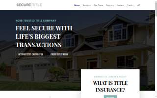 Secure Title website
