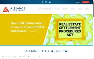 Alliance Title Inc website