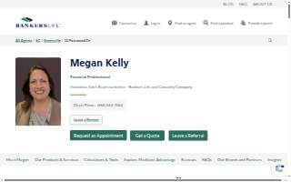 Megan Kelly, Bankers Life Agent website