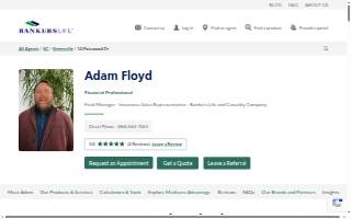 Adam Floyd, Bankers Life Agent website