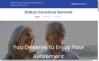 Balkus Insurance Services website