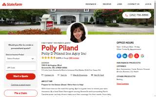 Polly Piland - State Farm Insurance Agent website
