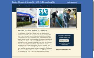 Fender Mender of Greenville website