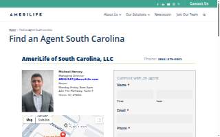 AmeriLife of South Carolina, LLC website