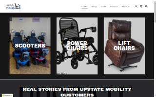 Upstate Mobility website